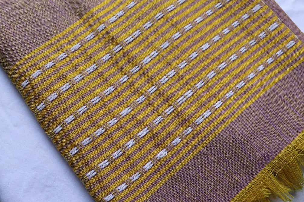 Brown and Yellow Scarf